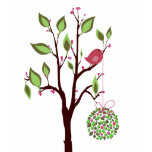 Bird with Mistletoe and Berries Tee t-shirts