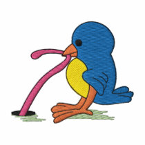 Bird with Worm
