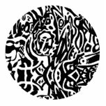 Birdcreature Abstract Disc Art photo sculptures