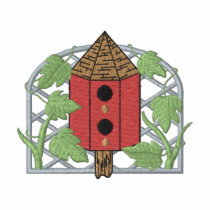 Birdhouse and Vines Polo Shirt