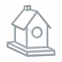 Birdhouse Logo Embroidered Hooded Sweatshirt