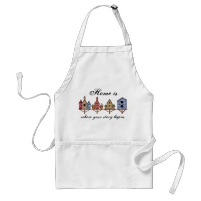 Birdhouse Row Apron by myhmdesigns