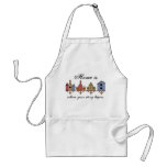 Birdhouse Row Apron