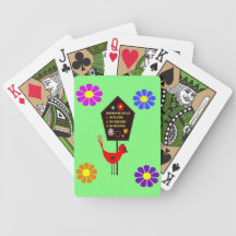 Birdhouse Rules Playing Cards