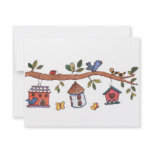 Birdhouses invitations