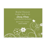 Birdie Bridal Shower Invite postcards