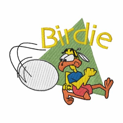 Birdie Embroidered Polo Shirt by ZazzleEmbroidery