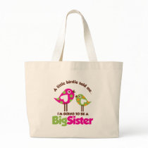 Birdie Going To Be A Big Sister Canvas Bags