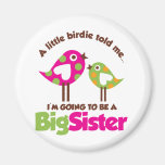 Birdie Going To Be A Big Sister Magnets