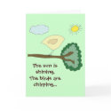 Birdie "Happy Birthday" Card