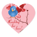 Birdie Love Valentine Sticker