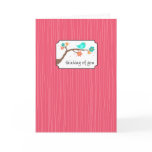 Birdie on Branch - Thinking of You cards