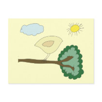 Birdie Postcard