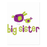 Birdies Big Sister T-shirt Postcards