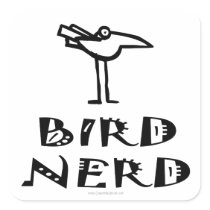 Birding, Birdwatching, Ornithology Square Sticker
