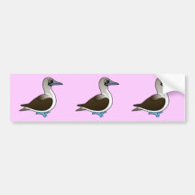 Birdorable Blue-footed Booby Bumper Stickers
