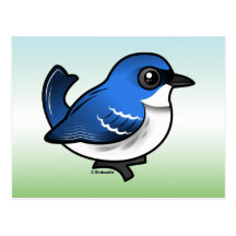 Birdorable Cerulean Warbler Post Cards