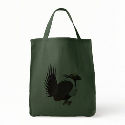 Birdorable Sage Grouse Canvas Bag by birdorable