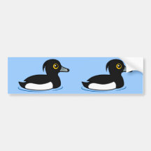 Birdorable Tufted Duck Bumper Stickers