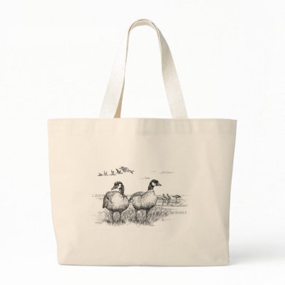Birds / Aleutian Canada Geese Bag by moxieann