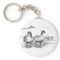 Birds / Aleutian Canada Geese keychains