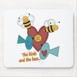 birds and the bees mousepads