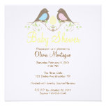 Birds and their lil Egg Baby Shower Invitation