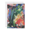 Birds by Franz Marc; Vogel invitations