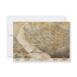 Bird's Eye View Map of Eagle Pass Texas in 1887 invitations