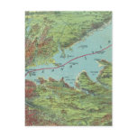Birds Eye View Map Of New York And Vicinity
