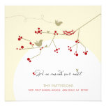 Birds Family Nest Tree Home Moving Announcement
