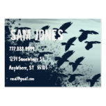 Birds Flying Grunged - Business Card Templates