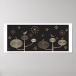 "Birds In Love" Black Print