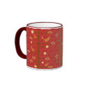 Birds In Love Design 4 Red Mug