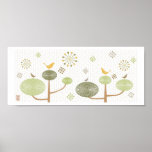 Birds In Love White Print