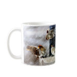 birds in the snow mugs