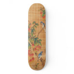 BIRDS IN TREE BAMBOO SCREEN SKATEBOARD