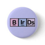 Birds made of Elements Pin
