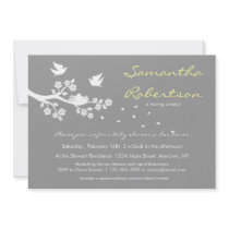 Birds Nest Baby Shower Invitation