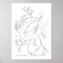 Bird's Nest Line Drawing