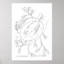 Bird's Nest Line Drawing