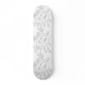 Bird's Nest Line Drawing skateboards