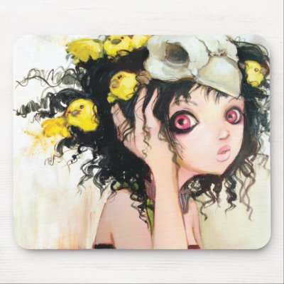Bird's Nest Mousepad by camilladerrico