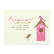 Birds Nest Moving Announcements Post Cards