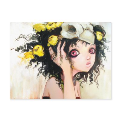 Bird's Nest Postcard by camilladerrico