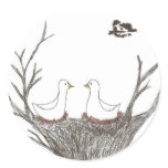 Birds nest stickers