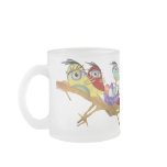 Birds Nest unique Frosted Glass Mug