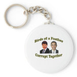 Birds of a Feather Corrupt Together Key Chain