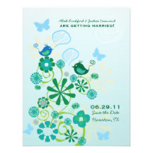Birds of a Feather Save the Date Announcements