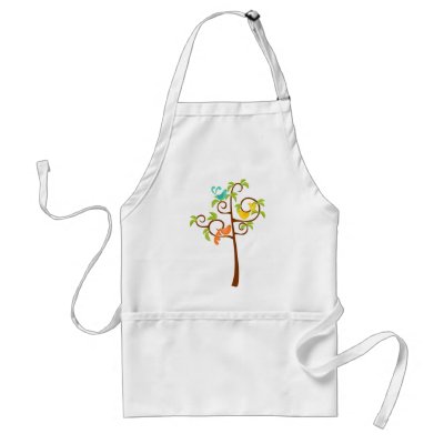 Birds of a Tree Apron by trennea